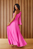 VESTIDO LONGO LAUREN - PINK FABULOUS AGILITÀ