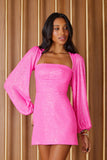 VESTIDO CURTO ANNE - PINK FABULOUS AGILITÀ