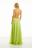 VESTIDO LONGO ANTONELLA - LIME FABULOUS AGILITÀ