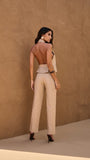 Conjunto Alfaiataria Moderna - Caqui