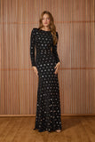 Vestido Longo Adriana Termocolante - Preto