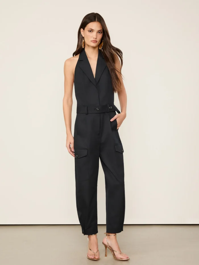 MACACÃO COM FRENTE ÚNICA CINTO PRETO ANIMALE