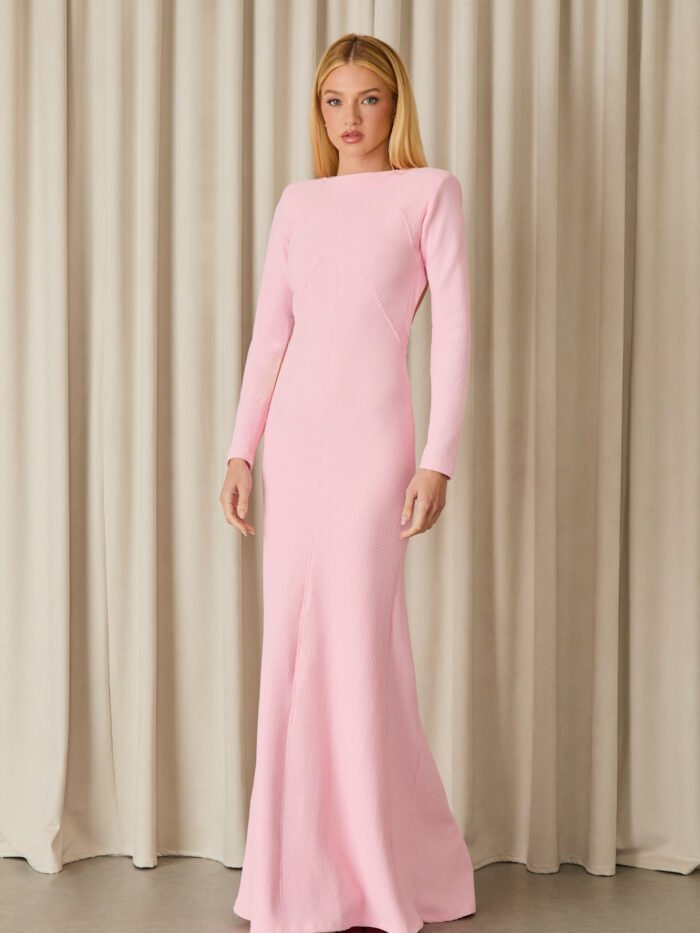 VESTIDO LONGO VICK DECOTE COSTA ROSE FABULOUS AGILITÀ