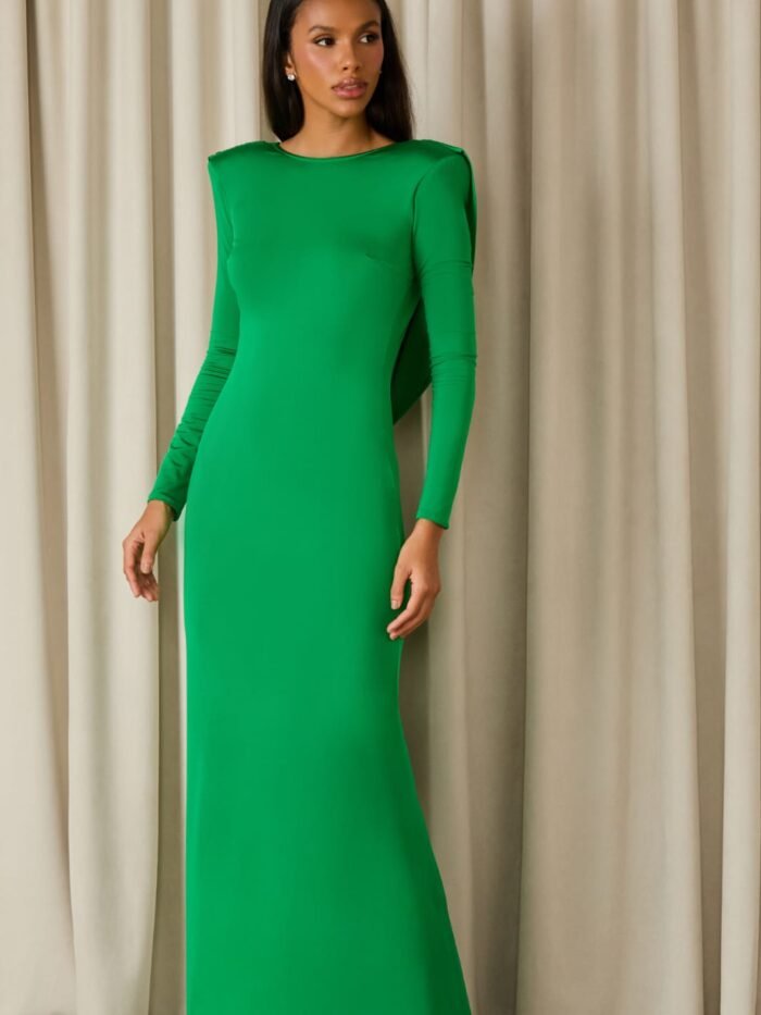 VESTIDO LONGO LU DEGAGE GREEN - FABULOUS AGILÌTA