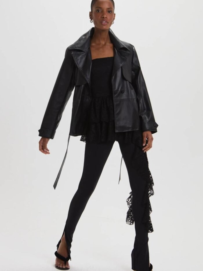 CALÇA THAIS PRETO E MARROM - LE BLOG